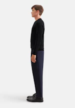 Regular Pullover Uni in Schwarz |  Seidensticker Onlineshop