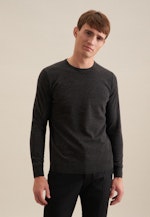 Ronde Hals Pullover in Grijs |  Seidensticker Onlineshop