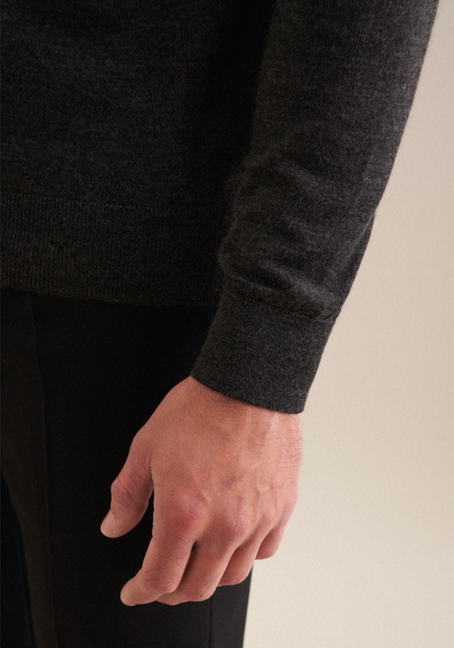 Regular Pullunder, Pullover Uni in Grau | Seidensticker Onlineshop