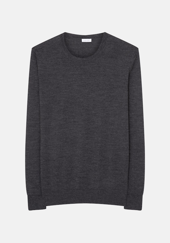 Regular Pullunder, Pullover Uni in Grau | Seidensticker Onlineshop