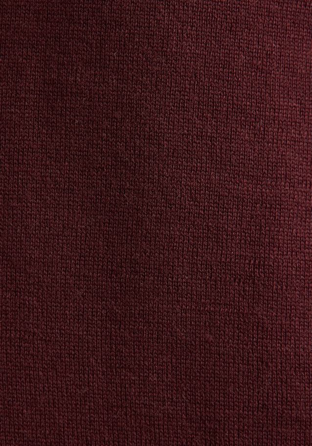 Regular Pullover Uni in Rot | Seidensticker Onlineshop