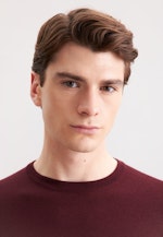 Regular Pullover Uni in Rot |  Seidensticker Onlineshop