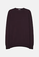 Rundhals Pullover  , Uni in Rot |  Seidensticker Onlineshop