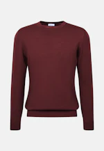 Rundhals Pullover  , Uni in Rot |  Seidensticker Onlineshop