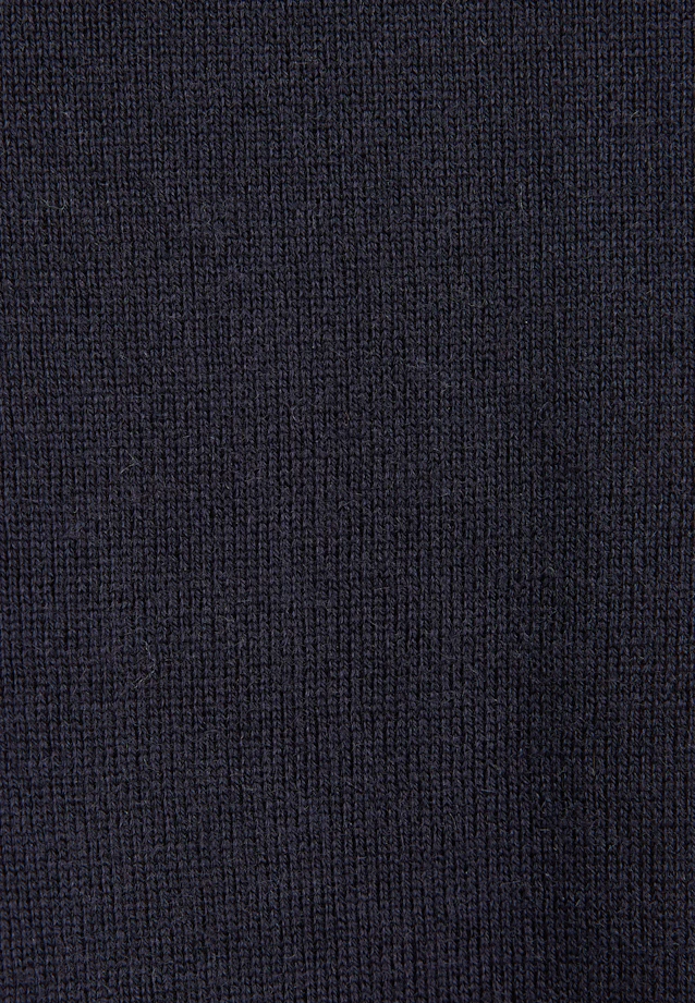 Regular Pull-over Uni in Bleu Foncé |  Seidensticker Onlineshop