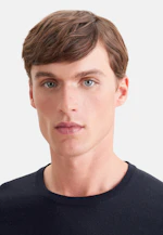 Regular Pullover Uni in Dunkelblau |  Seidensticker Onlineshop