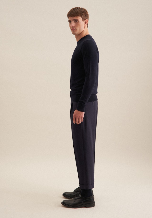 Regular Pullunder, Pullover Uni in Dunkelblau | Seidensticker Onlineshop