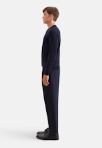 Regular Pullover Uni in Dunkelblau |  Seidensticker Onlineshop