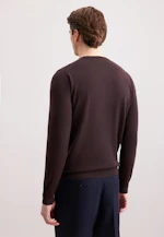 Rundhals Pullover  , Uni in Braun |  Seidensticker Onlineshop