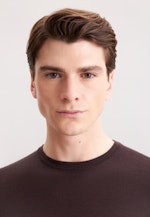 Regular Pullover Uni in Braun |  Seidensticker Onlineshop