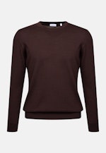 Regular Pullover Uni in Braun |  Seidensticker Onlineshop