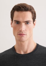 Regular Pull-over Uni in Gris |  Seidensticker Onlineshop