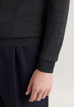 Round neck Pullover  , Uni in Grey |  Seidensticker Onlineshop