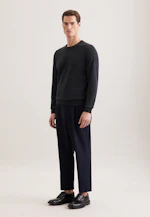 Round neck Pullover  , Uni in Grey |  Seidensticker Onlineshop