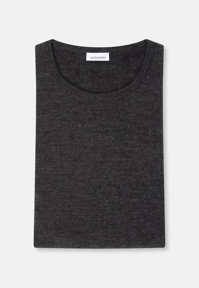 Regular Pull-over Uni in Gris |  Seidensticker Onlineshop