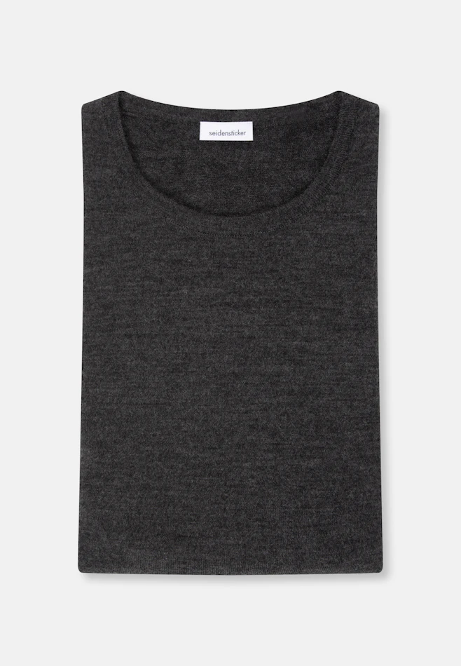 Regular Pullover Uni in Grau | Seidensticker Onlineshop
