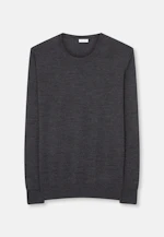 Round neck Pullover  , Uni in Grey |  Seidensticker Onlineshop