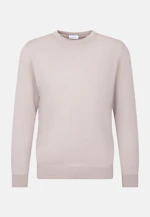 Rundhals Pullover  , Uni in Beige |  Seidensticker Onlineshop