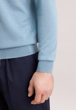 Regular Pullover Uni in Grün |  Seidensticker Onlineshop