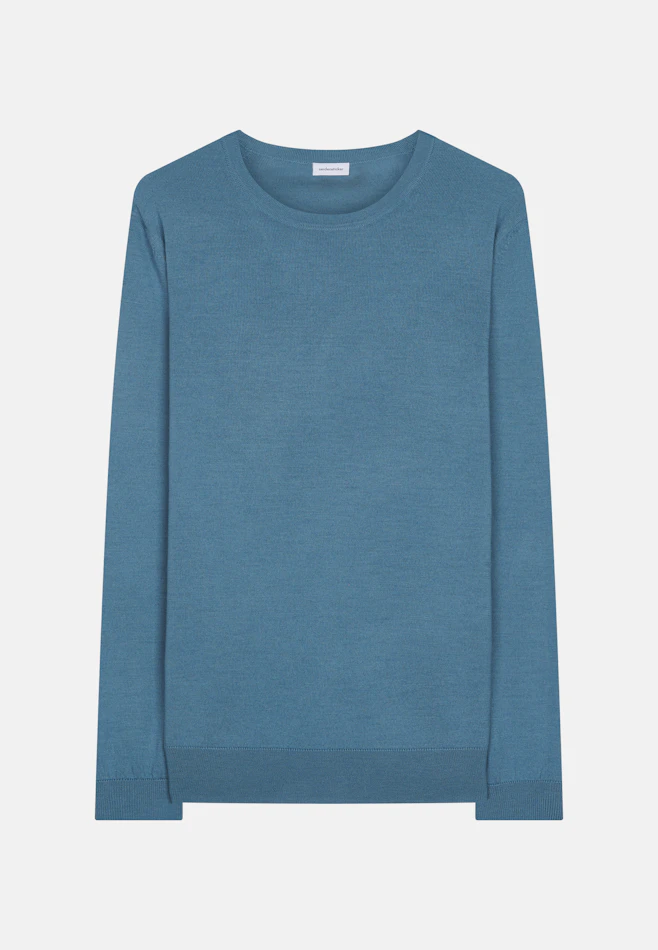 Regular Pullover Uni in Grün | Seidensticker Onlineshop