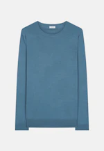 Regular Pull-over Uni in Vert |  Seidensticker Onlineshop