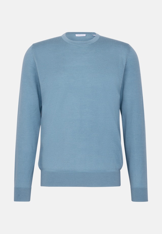 Regular Pullover Uni in Grün |  Seidensticker Onlineshop