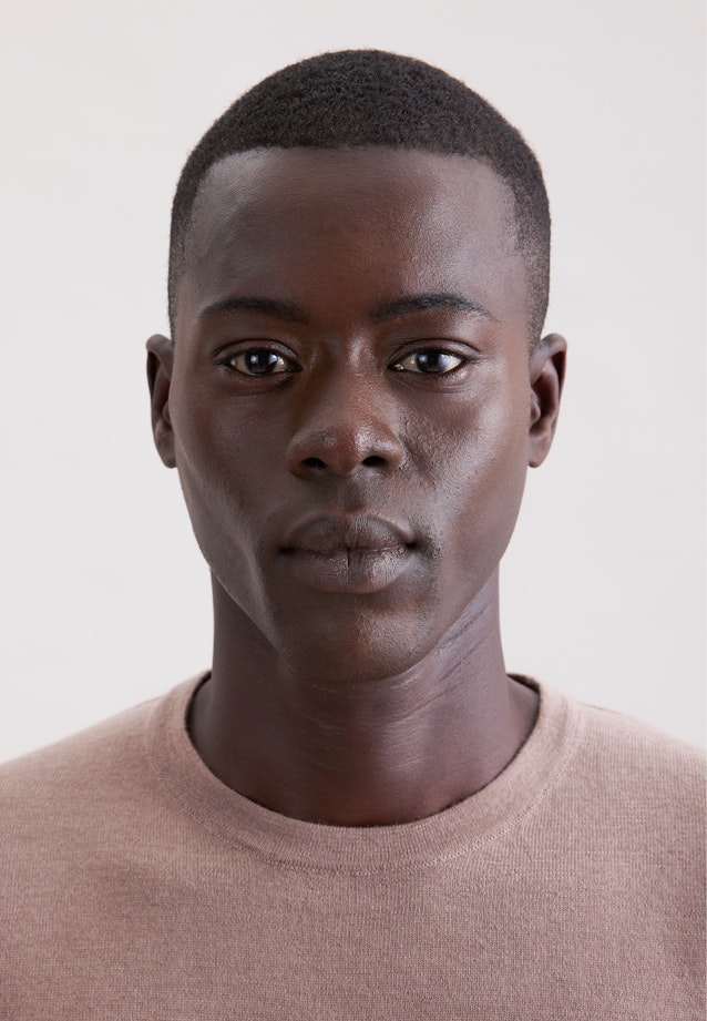 Regular Pullover Uni in Braun |  Seidensticker Onlineshop