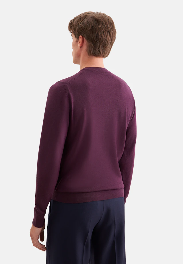 Regular Pull-over Uni in Rose Fuchsia |  Seidensticker Onlineshop