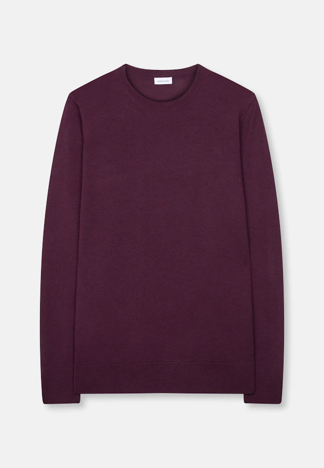 Round neck Pullover  , Uni in Rosa |  Seidensticker Onlineshop