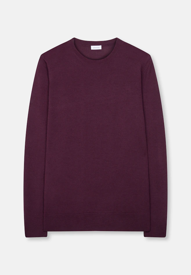 Regular Pullover Uni in Rosa | Seidensticker Onlineshop
