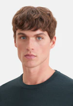 Round neck Pullover  , Uni in Green |  Seidensticker Onlineshop