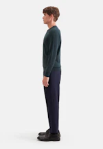 Rundhals Pullover  , Uni in Grün |  Seidensticker Onlineshop