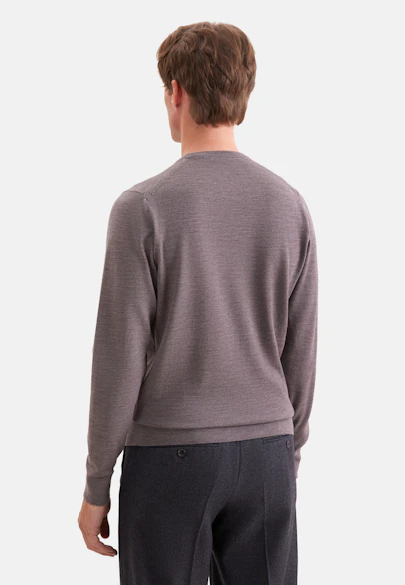 Regular Pullover Uni in Hellblau |  Seidensticker Onlineshop