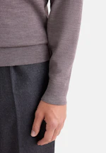 Round neck Pullover  , Uni in Braun |  Seidensticker Onlineshop