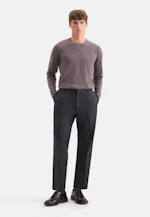 Round neck Pullover  , Uni in Braun |  Seidensticker Onlineshop
