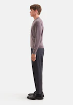 Regular Pull-over Uni in Bleu Clair |  Seidensticker Onlineshop