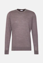 Regular Pull-over Uni in Bleu Clair |  Seidensticker Onlineshop