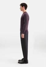 Round neck Pullover  , Uni in Braun |  Seidensticker Onlineshop