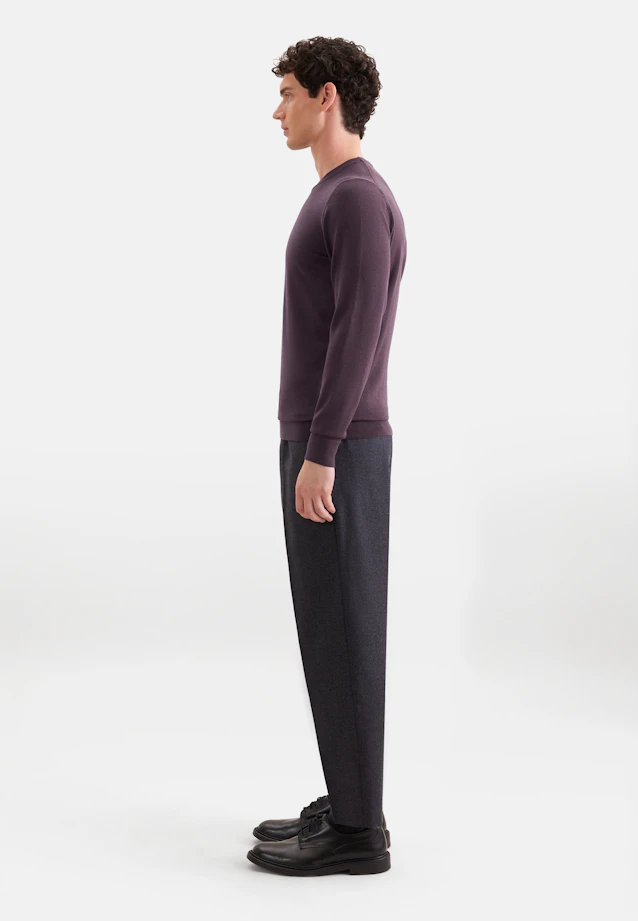 Regular Pull-over Uni in Marron |  Seidensticker Onlineshop