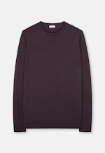 Round neck Pullover  , Uni in Braun |  Seidensticker Onlineshop