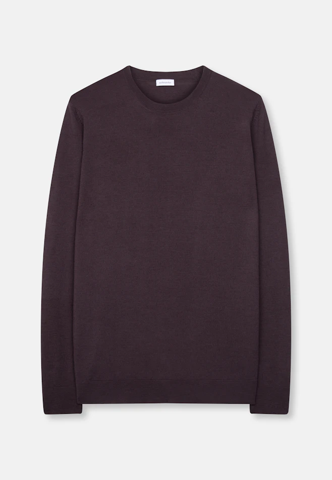 Regular Pullover Uni in Braun | Seidensticker Onlineshop
