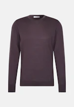 Regular Pull-over Uni in Marron |  Seidensticker Onlineshop