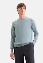 Regular Pullover Uni in Grün |  Seidensticker Onlineshop