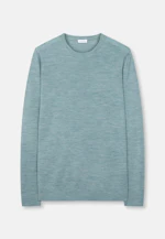 Round neck Pullover  , Uni in Grün |  Seidensticker Onlineshop