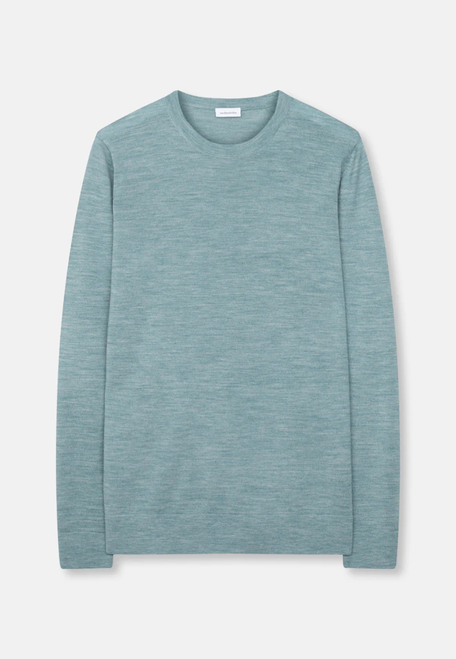 Regular Pullover Uni in Grün | Seidensticker Onlineshop