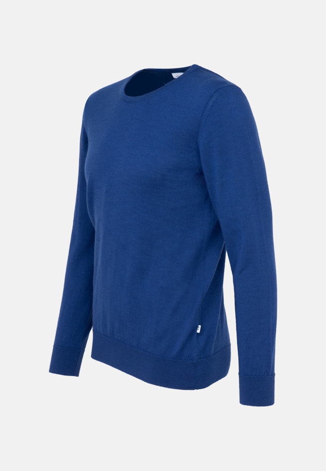 Pullover Encolure Ronde dans Bleu Foncé | Boutique en ligne Seidensticker
