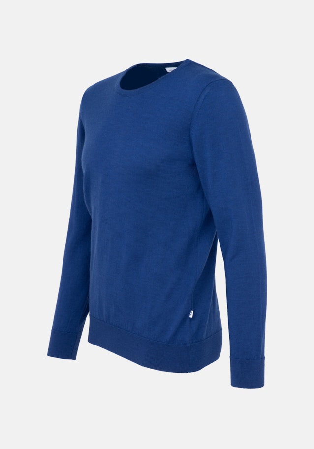 Regular Pullover Uni in Dunkelblau | Seidensticker Onlineshop
