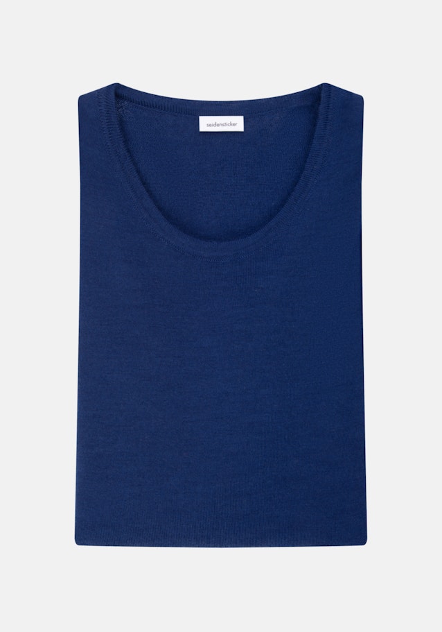 Regular Pullover Uni in Dunkelblau | Seidensticker Onlineshop