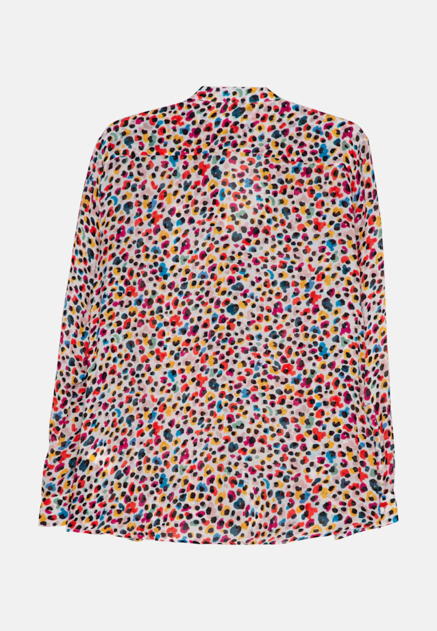 Stehkragenbluse Print in Ecru |  Seidensticker Onlineshop
