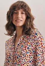 Stand-Up Blouse Print in Ecru |  Seidensticker Onlineshop